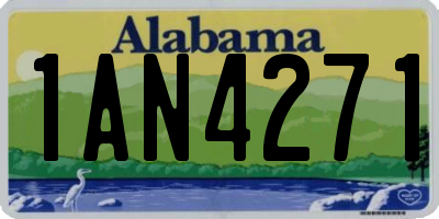 AL license plate 1AN4271