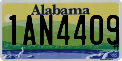 AL license plate 1AN4409