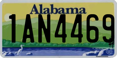 AL license plate 1AN4469