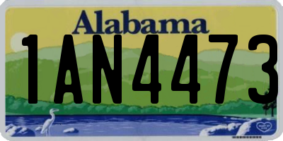AL license plate 1AN4473
