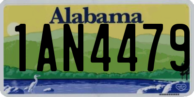 AL license plate 1AN4479