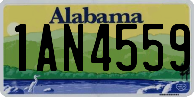AL license plate 1AN4559