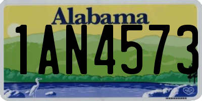 AL license plate 1AN4573