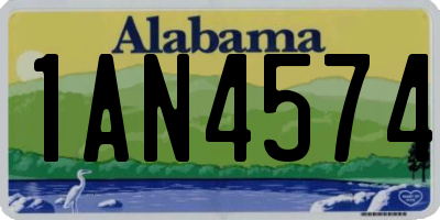 AL license plate 1AN4574