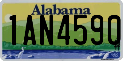 AL license plate 1AN4590