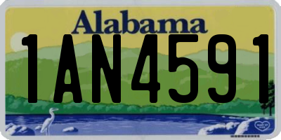 AL license plate 1AN4591