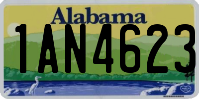 AL license plate 1AN4623