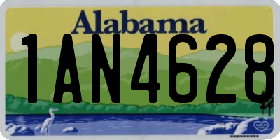AL license plate 1AN4628
