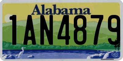 AL license plate 1AN4879