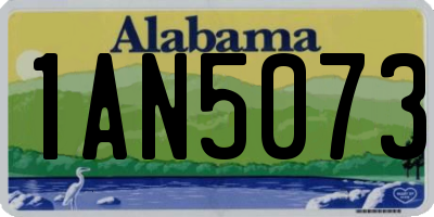 AL license plate 1AN5073