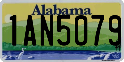 AL license plate 1AN5079
