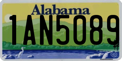 AL license plate 1AN5089