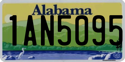 AL license plate 1AN5095