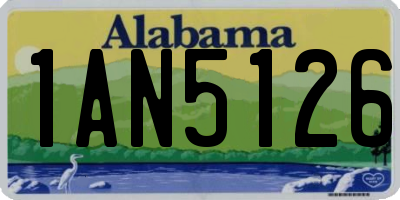 AL license plate 1AN5126
