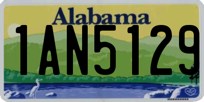 AL license plate 1AN5129