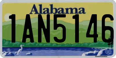AL license plate 1AN5146