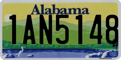 AL license plate 1AN5148