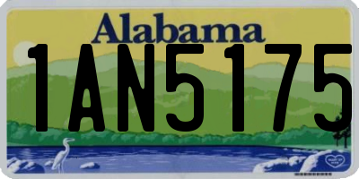 AL license plate 1AN5175