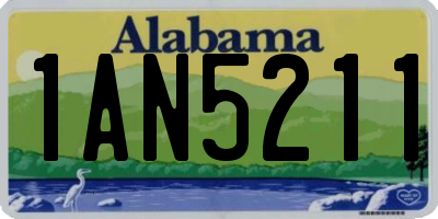 AL license plate 1AN5211