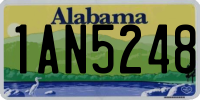 AL license plate 1AN5248