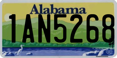 AL license plate 1AN5268