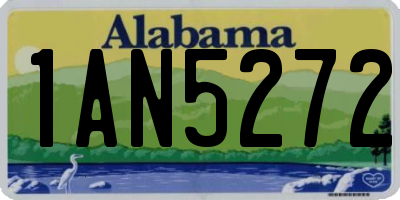 AL license plate 1AN5272