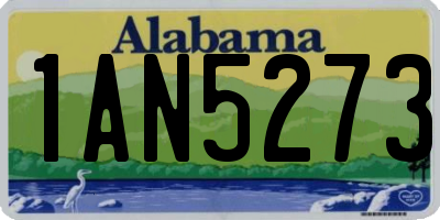 AL license plate 1AN5273