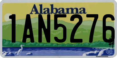 AL license plate 1AN5276