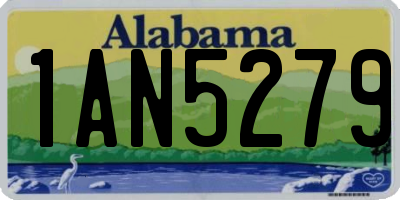 AL license plate 1AN5279
