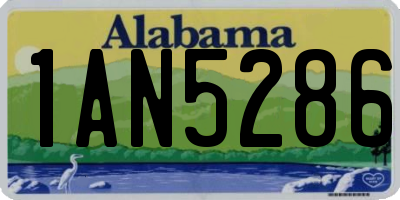 AL license plate 1AN5286