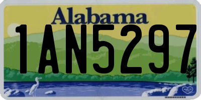 AL license plate 1AN5297