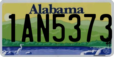 AL license plate 1AN5373