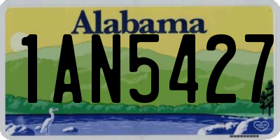 AL license plate 1AN5427