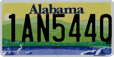 AL license plate 1AN5440