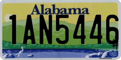 AL license plate 1AN5446