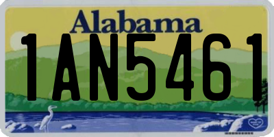 AL license plate 1AN5461