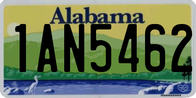 AL license plate 1AN5462