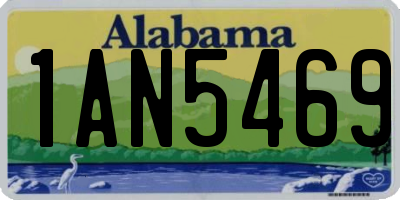 AL license plate 1AN5469