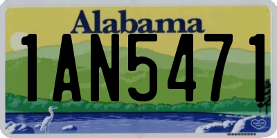 AL license plate 1AN5471