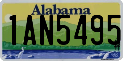 AL license plate 1AN5495