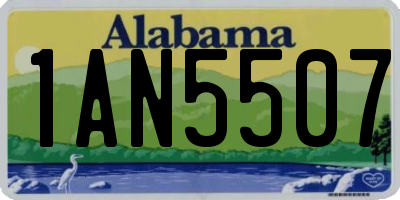 AL license plate 1AN5507