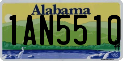 AL license plate 1AN5510