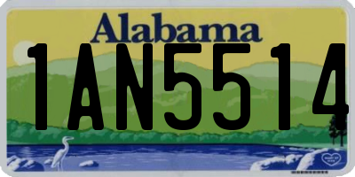 AL license plate 1AN5514