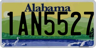 AL license plate 1AN5527