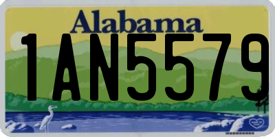 AL license plate 1AN5579