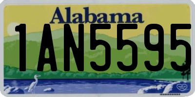 AL license plate 1AN5595