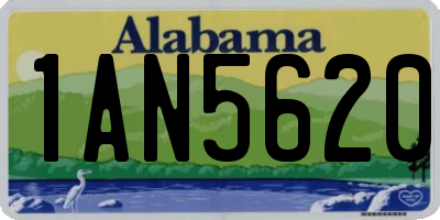 AL license plate 1AN5620