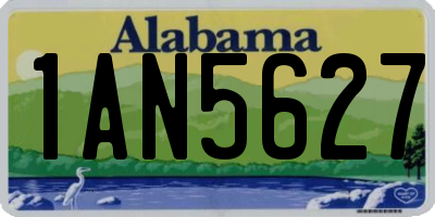 AL license plate 1AN5627