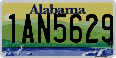 AL license plate 1AN5629