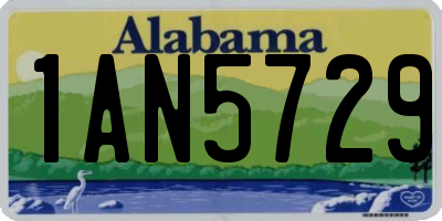 AL license plate 1AN5729